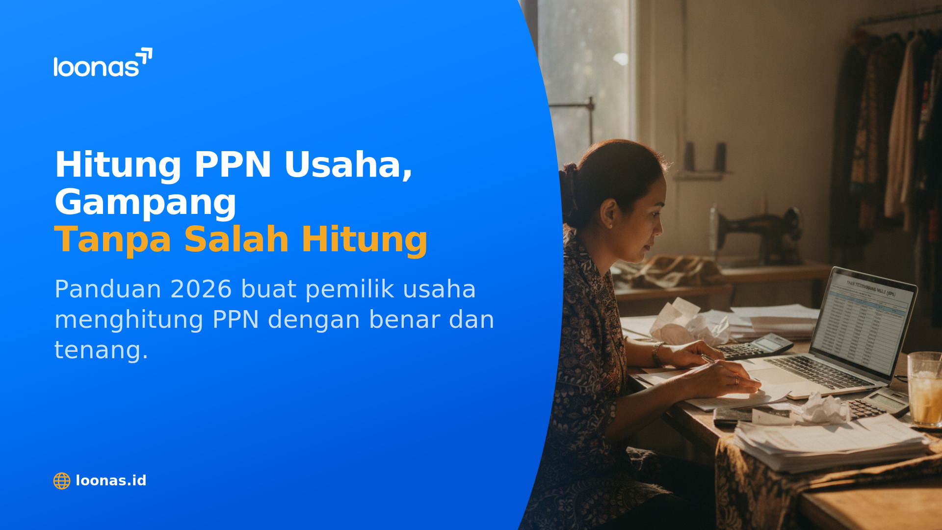 Ilustrasi artikel Cara Menghitung PPN untuk Pemilik Usaha (Panduan 2026)